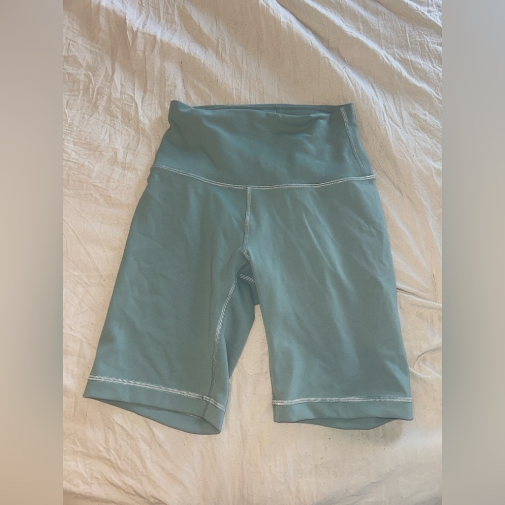 lululemon athletica Teal Bike Shorts